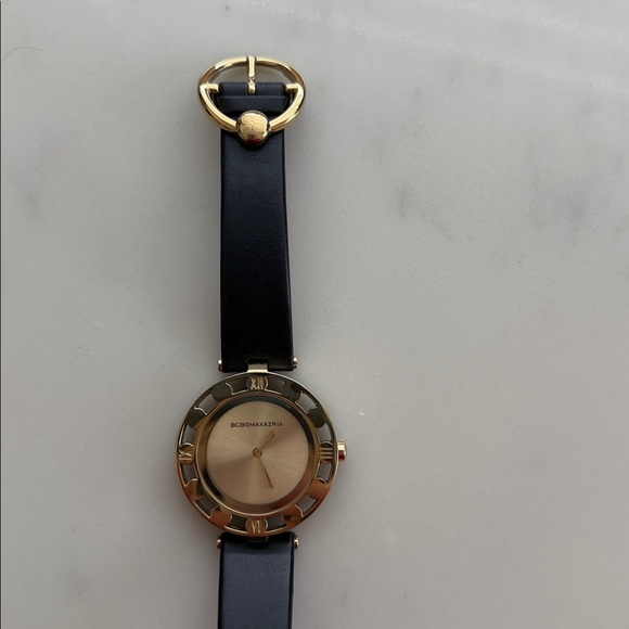 BCBGMaxAzria Black and Gold Women's Watch - Picture 3 of 4